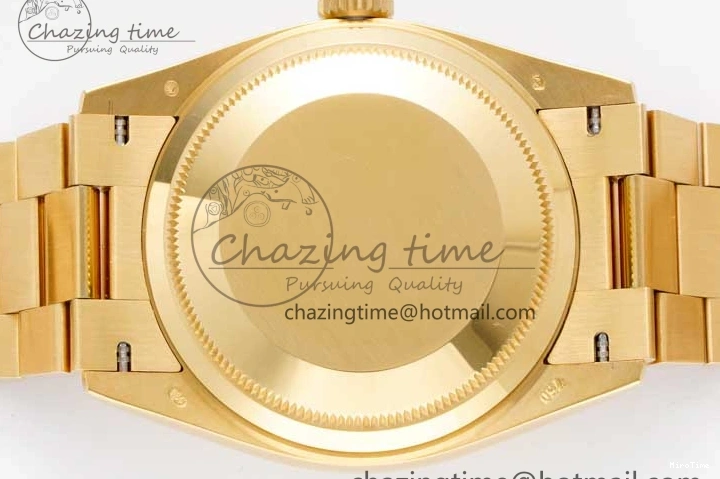 MiroTime 0321 NewStyle Day Date 36 YG RAF Best Edition Black No Marker on YG Bracelet A 2019